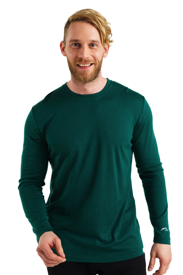 Men's Merino Long Sleeve 165 Forest Green