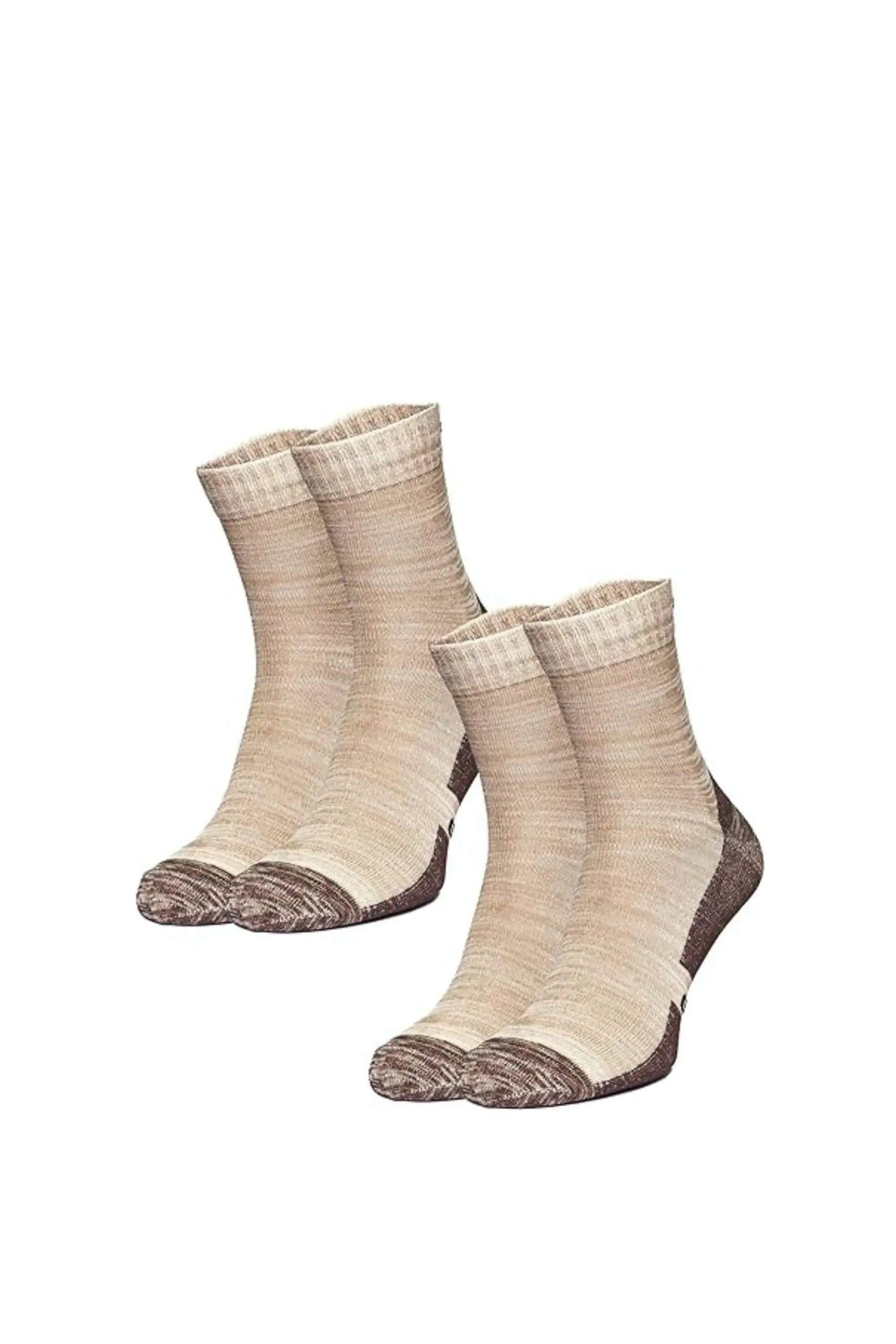 Merino Wool Running Socks - (Pack of 2) Sahara Sand