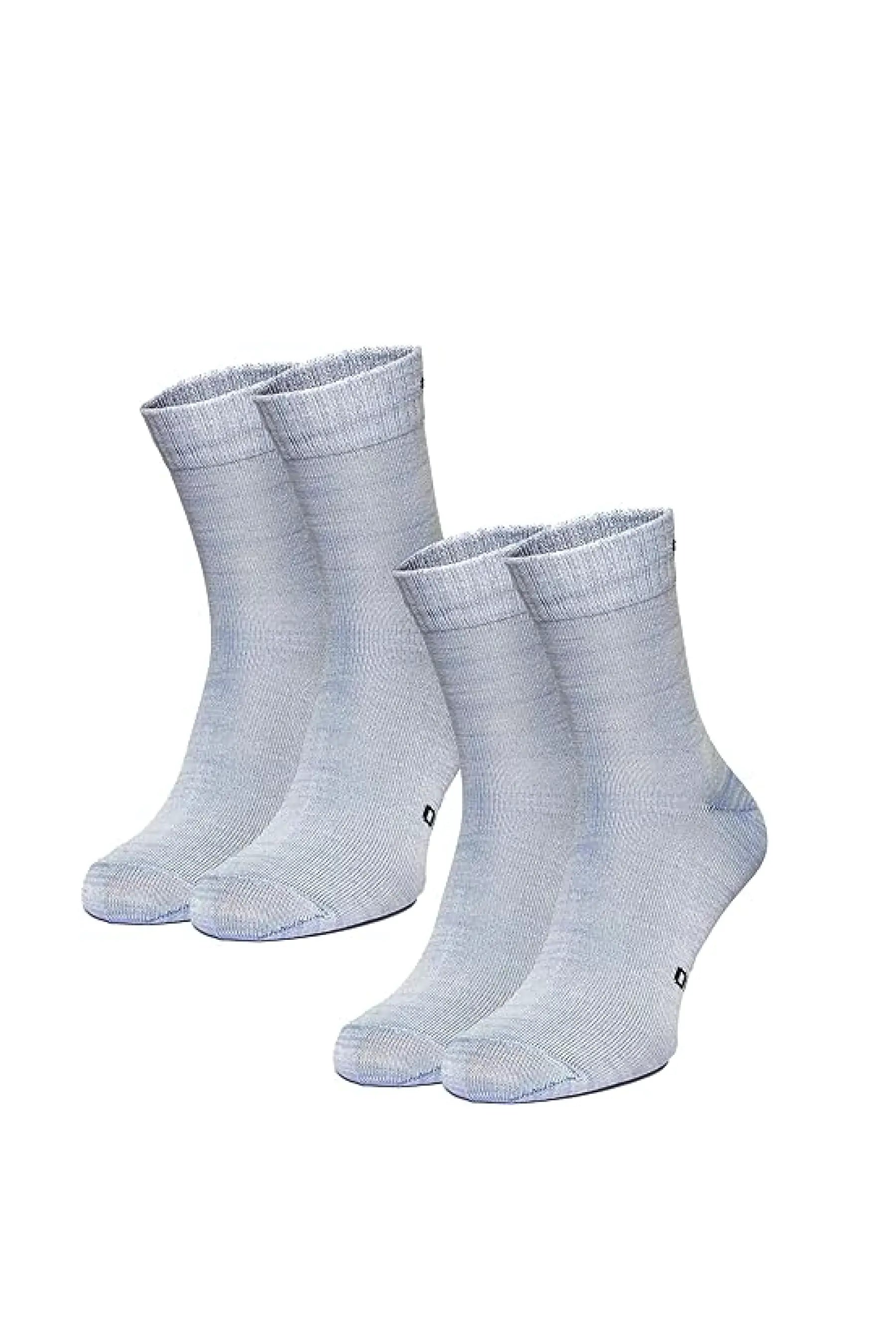 Merino Wool Running Socks - (Pack of 2) Powder Blue