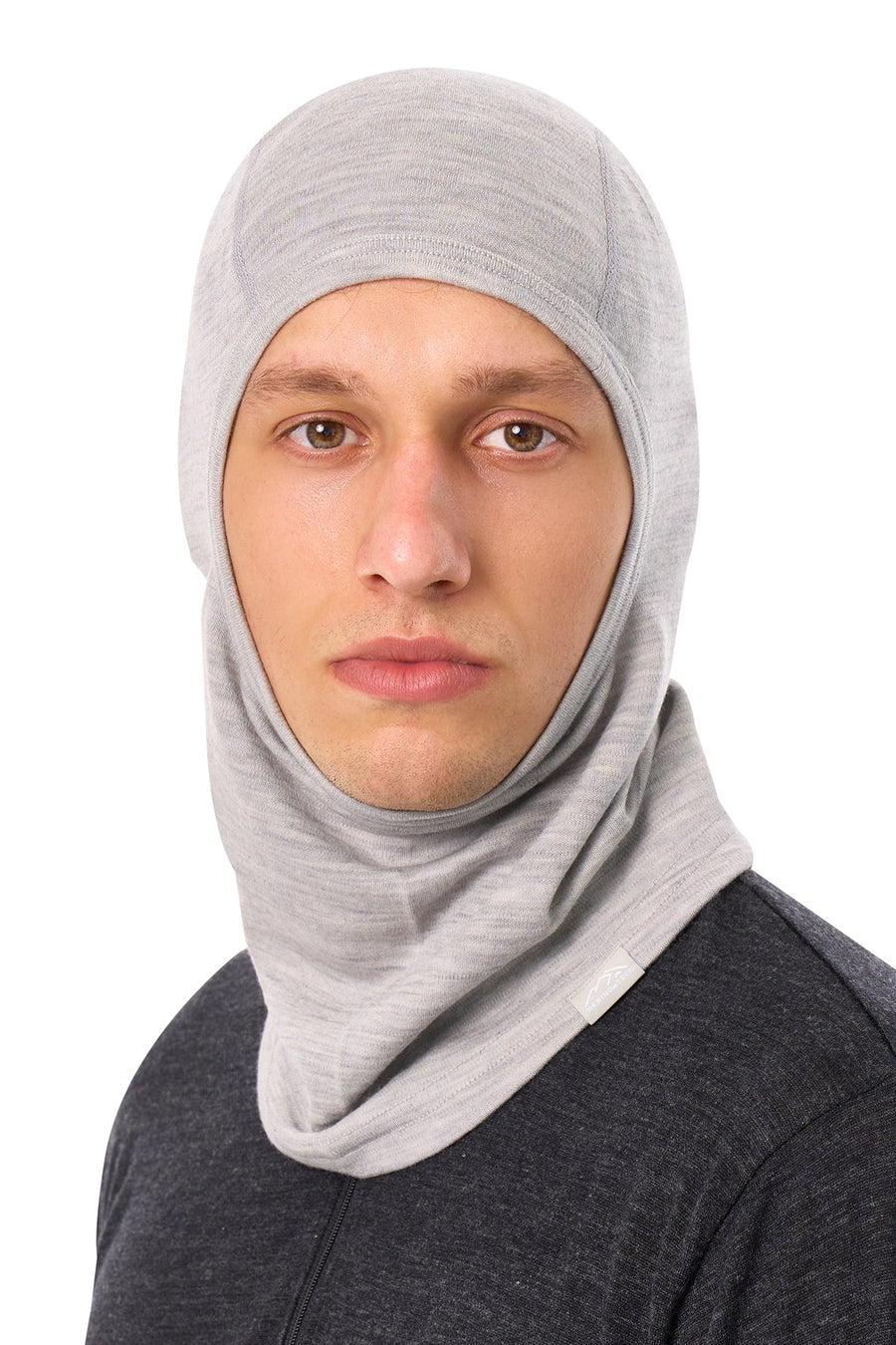 Merino Wool Balaclava Heather Grey