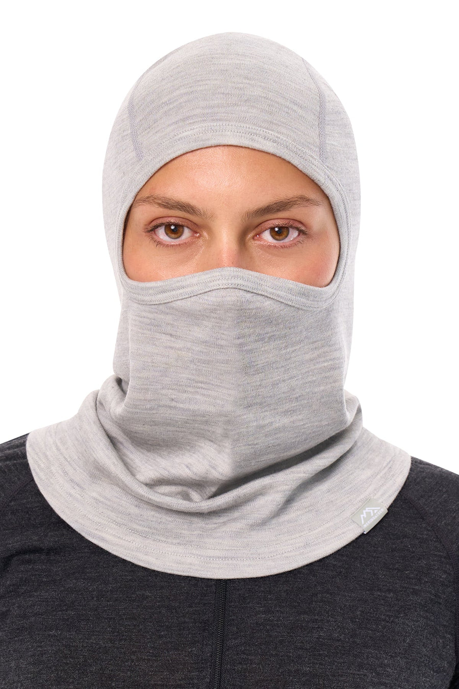 Merino Wool Balaclava Heather Grey