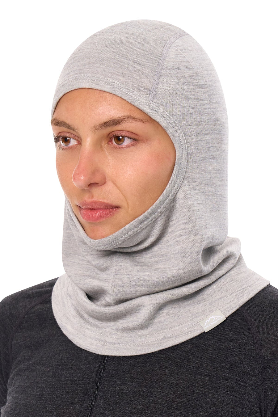 Merino Wool Balaclava Heather Grey