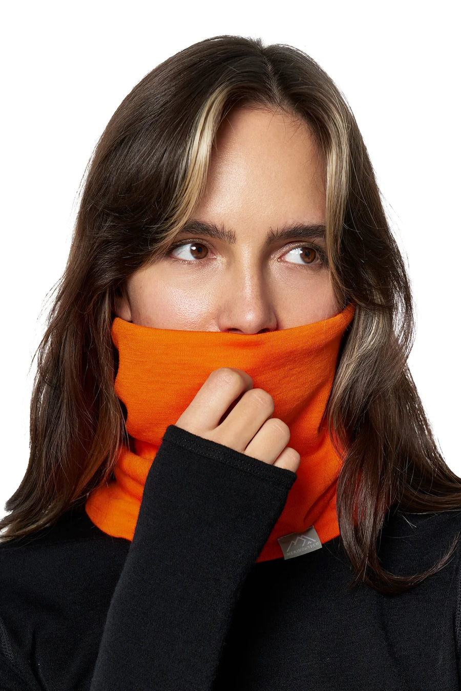 Merino Double-Layer Neck Gaiter Hunter Orange