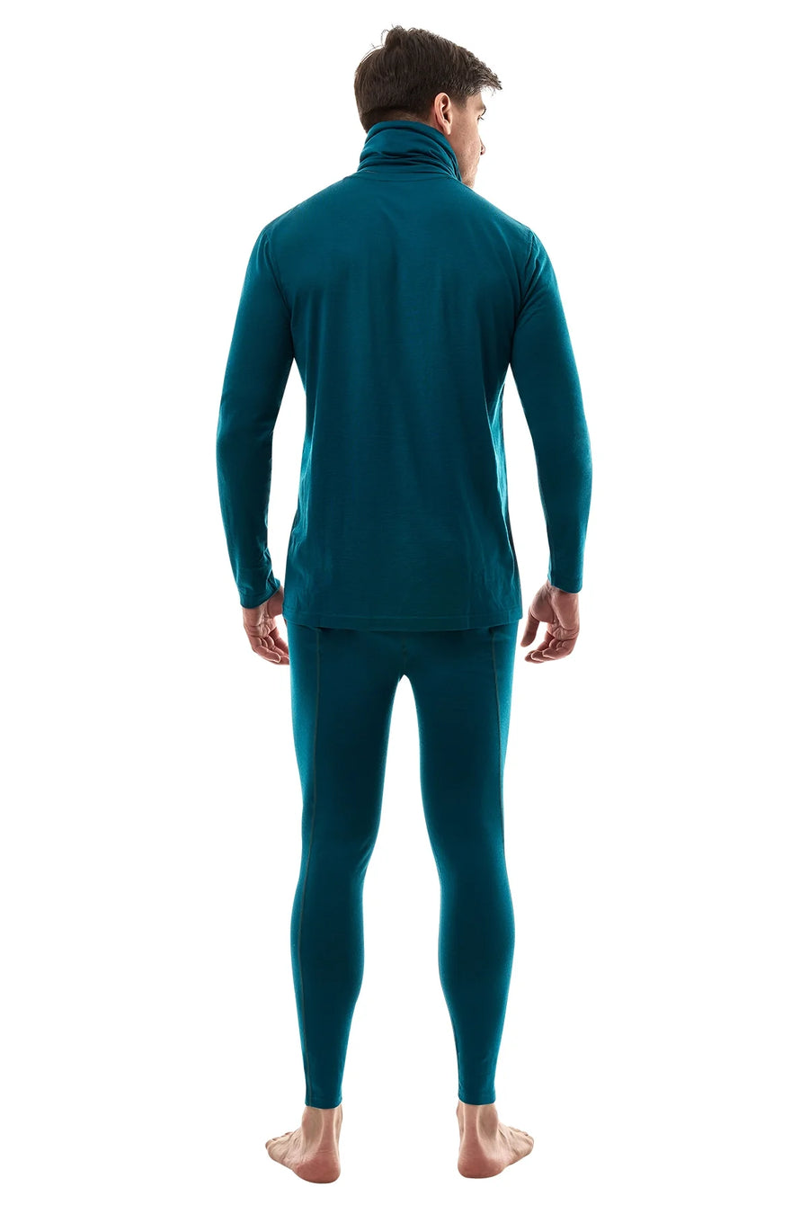 Men's Merino Deep Teal Set + Neck Gaiter
