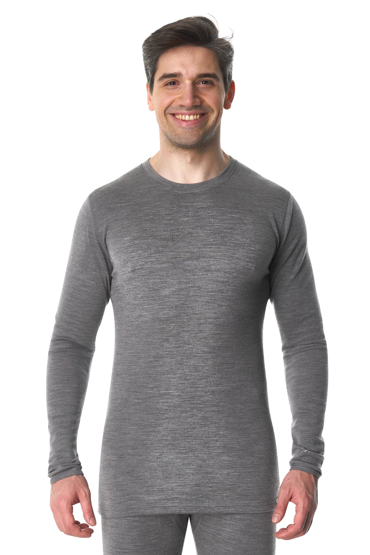 Men's Merino Long Sleeve 250 Gray Heather