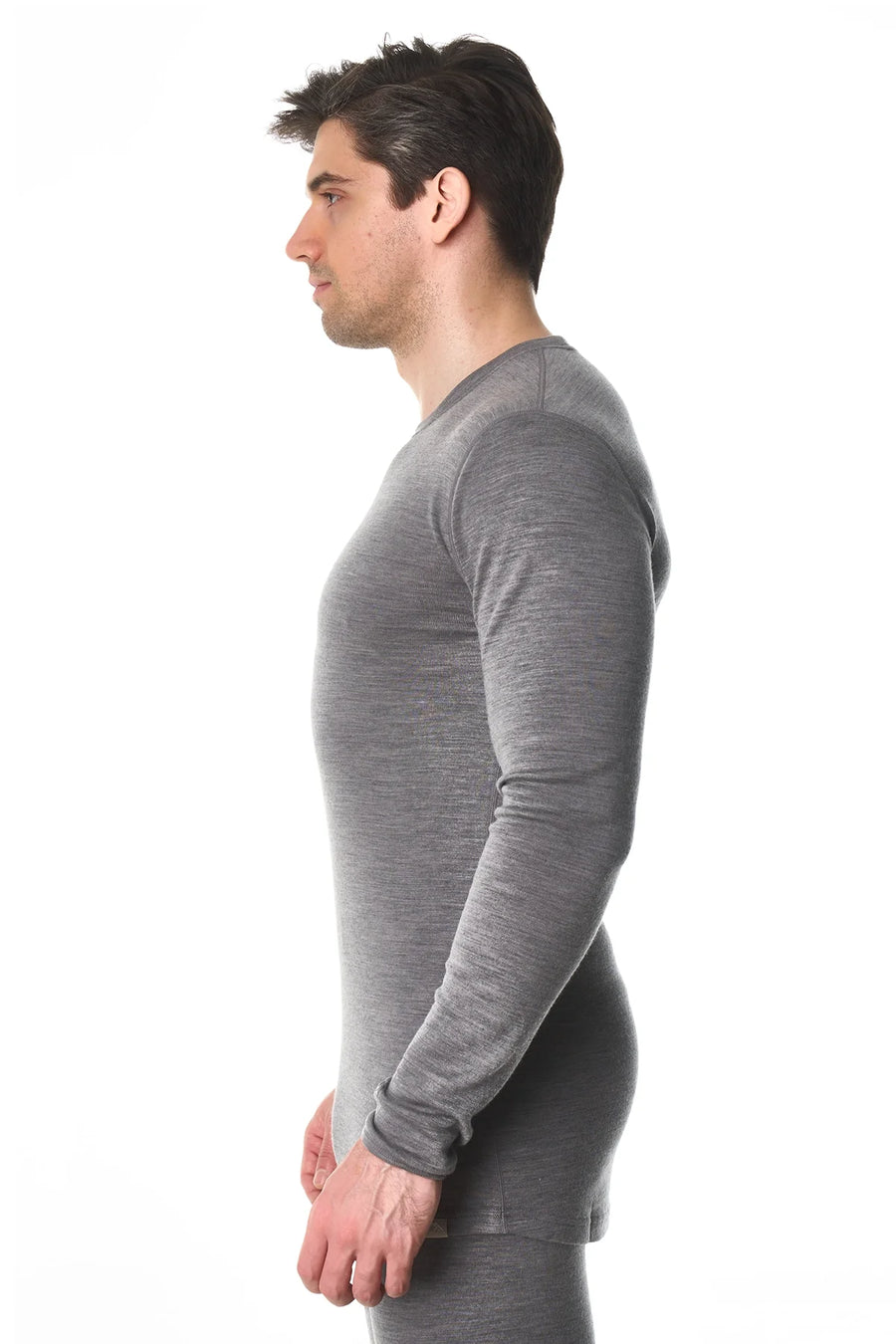 Men's Merino Long Sleeve 250 Gray Heather