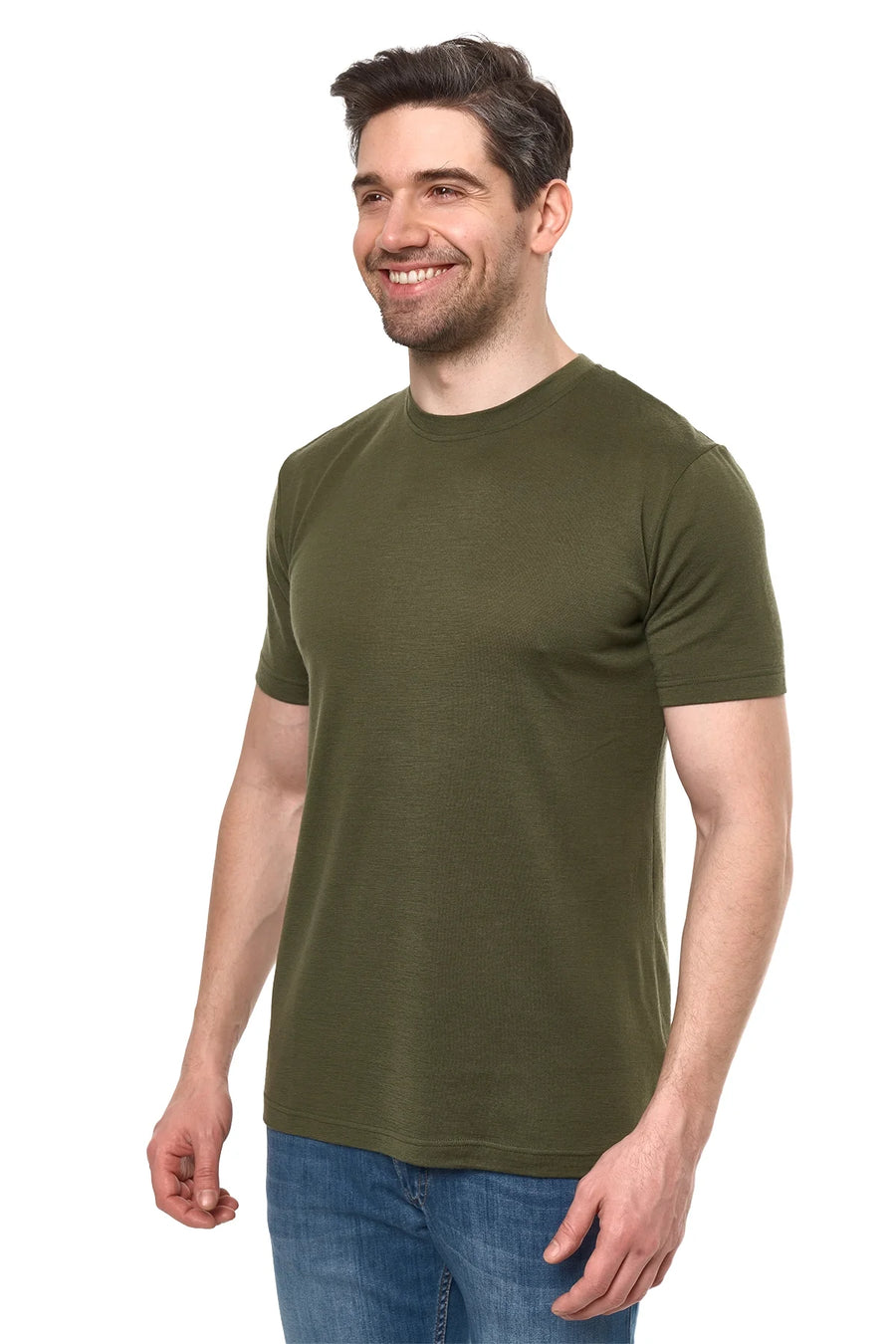 Men's Merino Sport T-shirt Dark Olive
