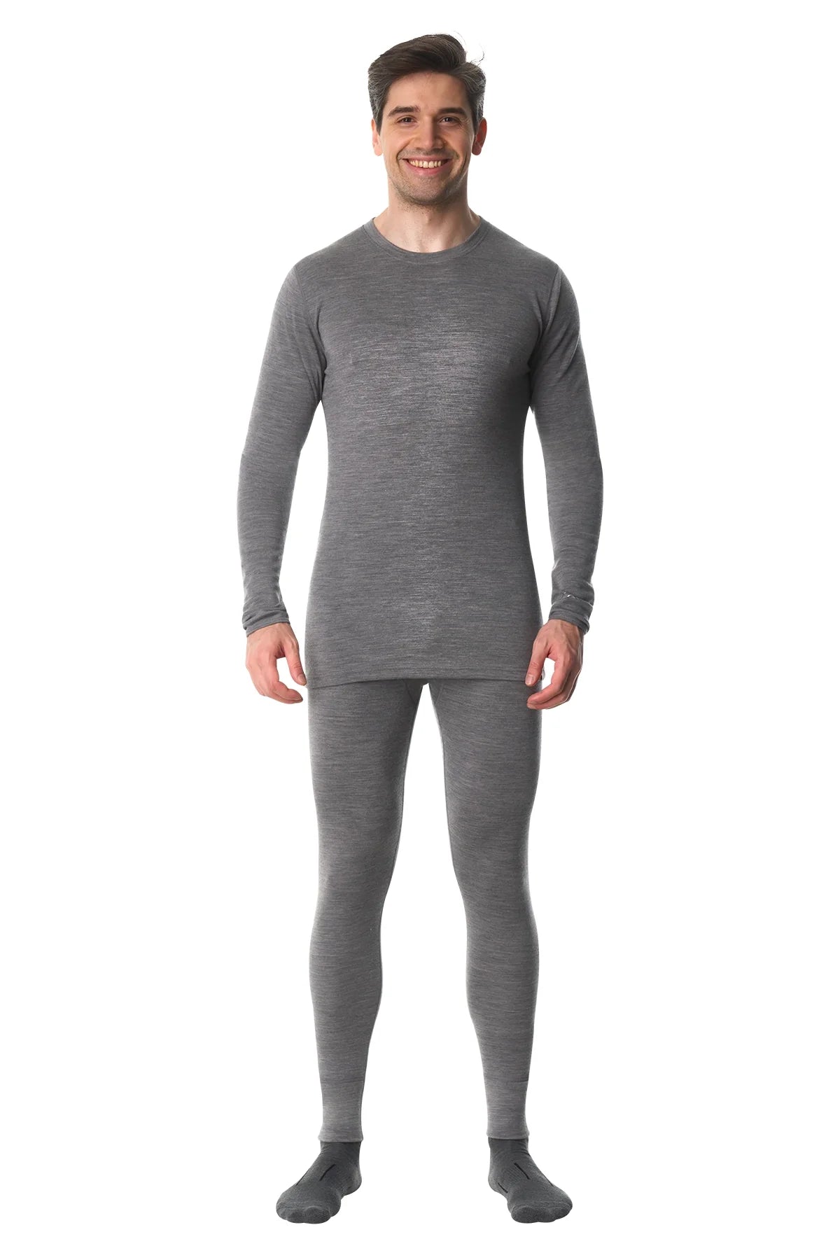 Men's Merino Thermal Set 250 Heather Grey