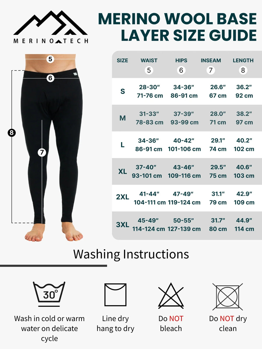 Men's Merino Pants 250 Navy