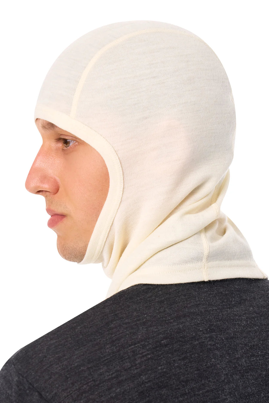 Merino Wool Balaclava Natural White