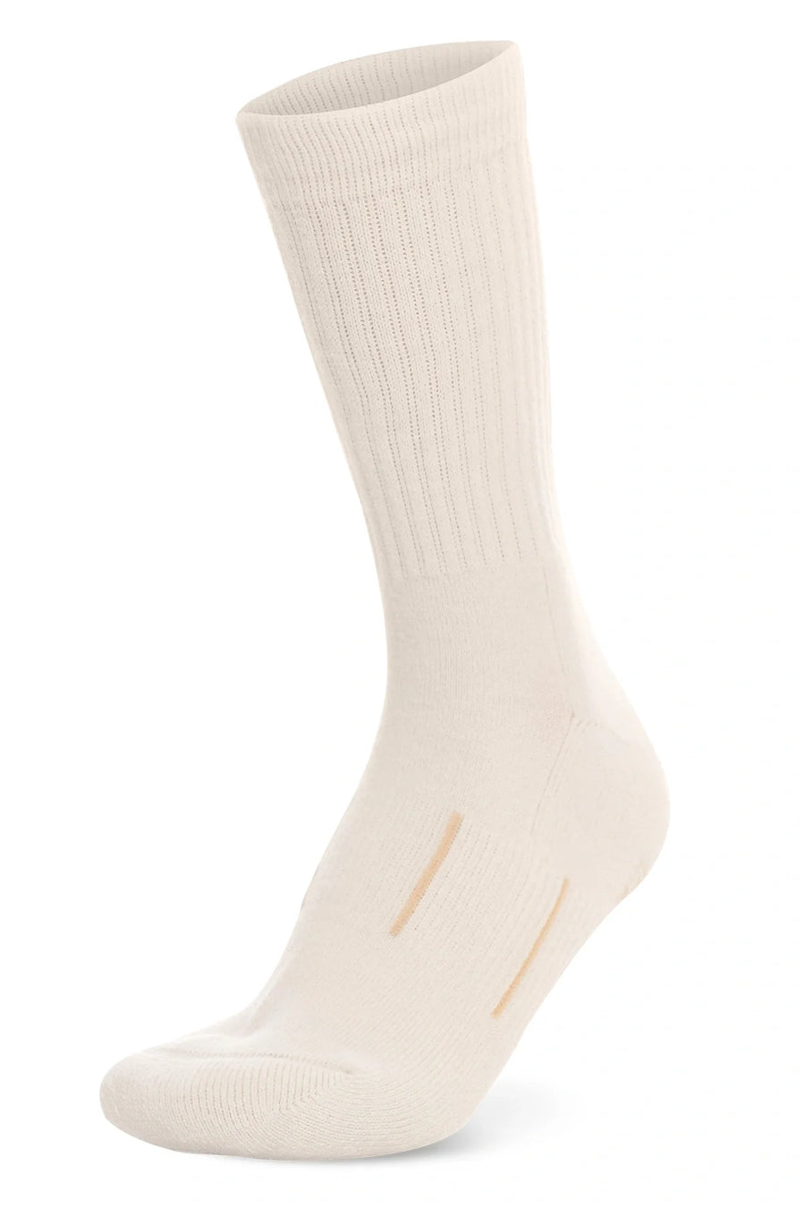 Merino Wool Hiking Socks - (Pack of 3) Natural White