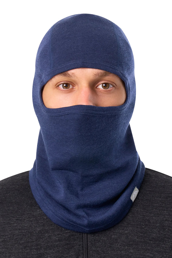 Merino Wool Balaclava Navy