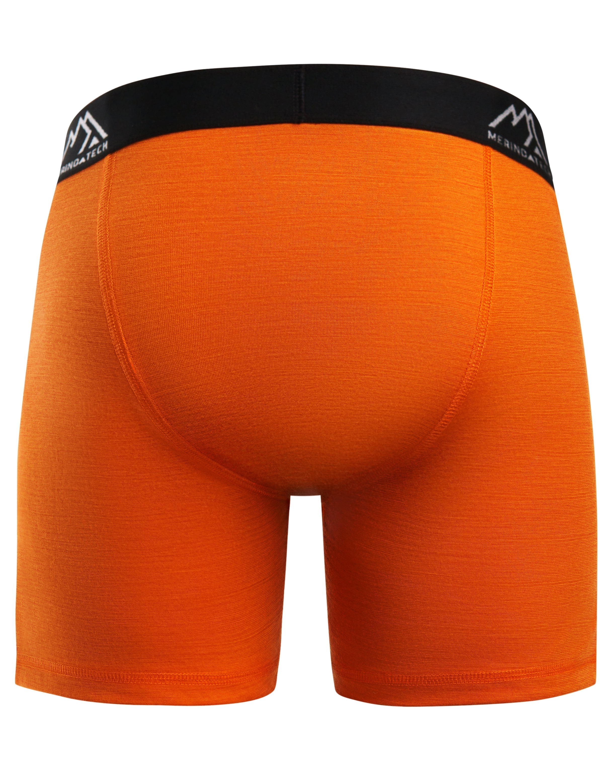 Men's Merino Boxers 190 Brief Rusty Orange (1 Pack)