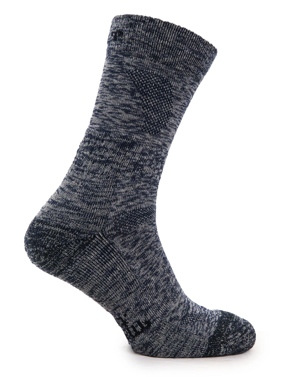 Merino Wool Hiking Socks - (Pack of 2) Dark River