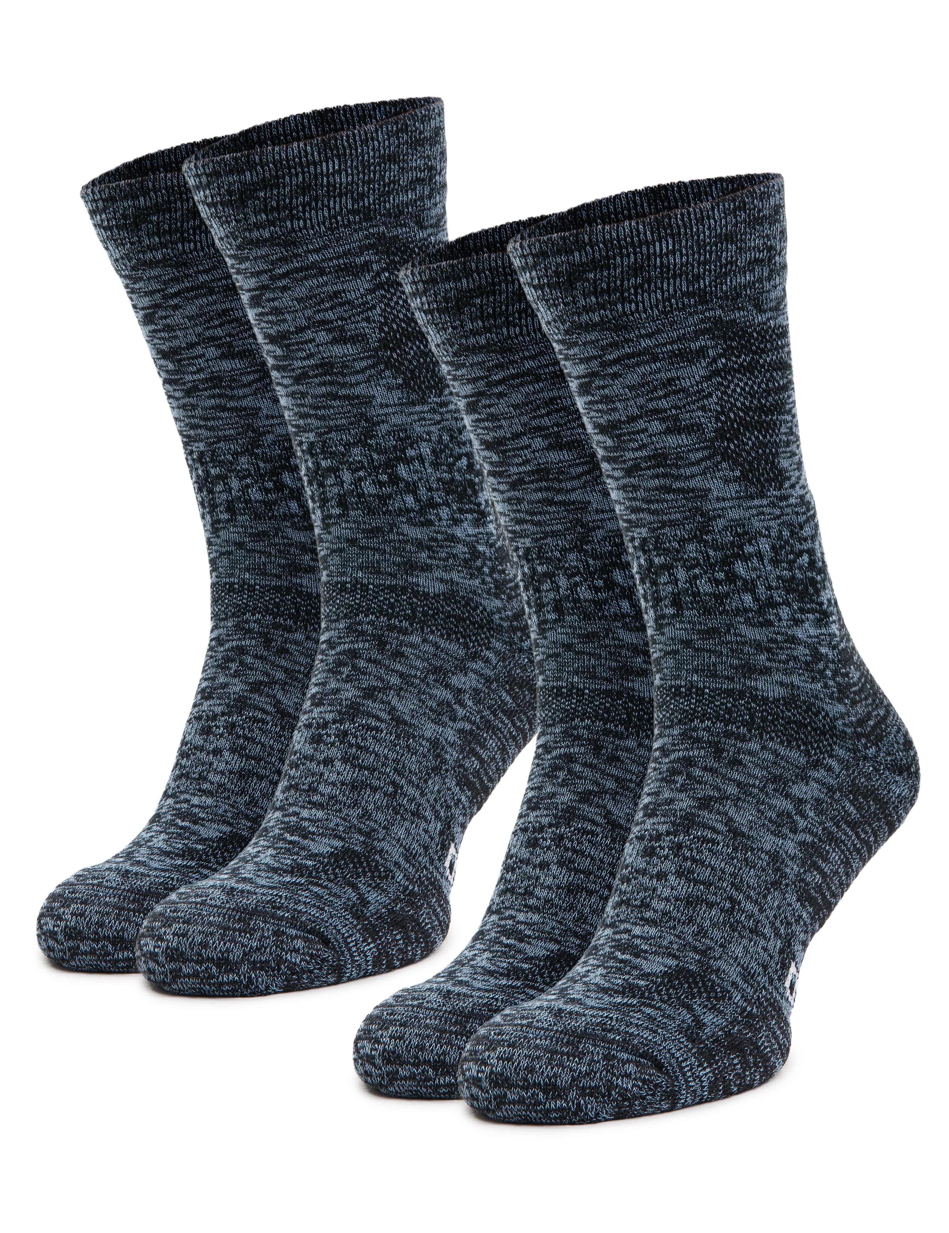 Merino Wool Hiking Socks - (Pack of 2) Winter Sky