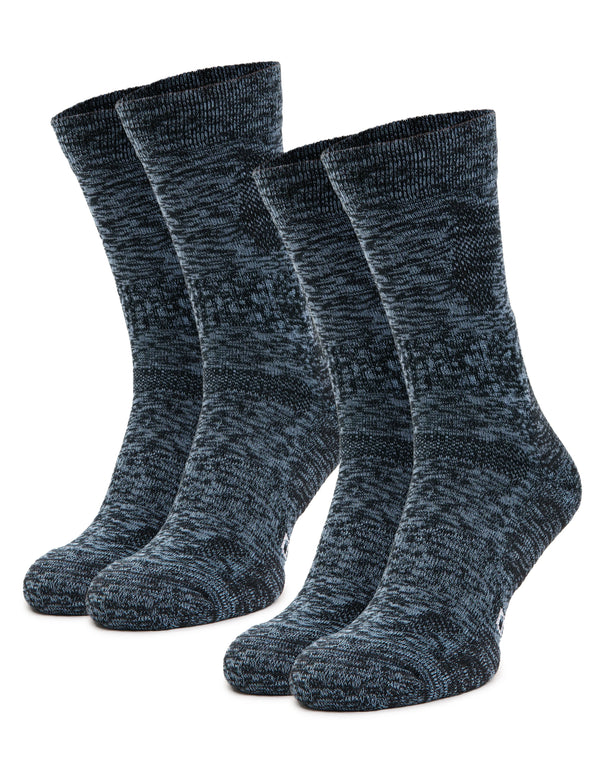 Merino Wool Hiking Socks - (Pack of 2) Winter Sky