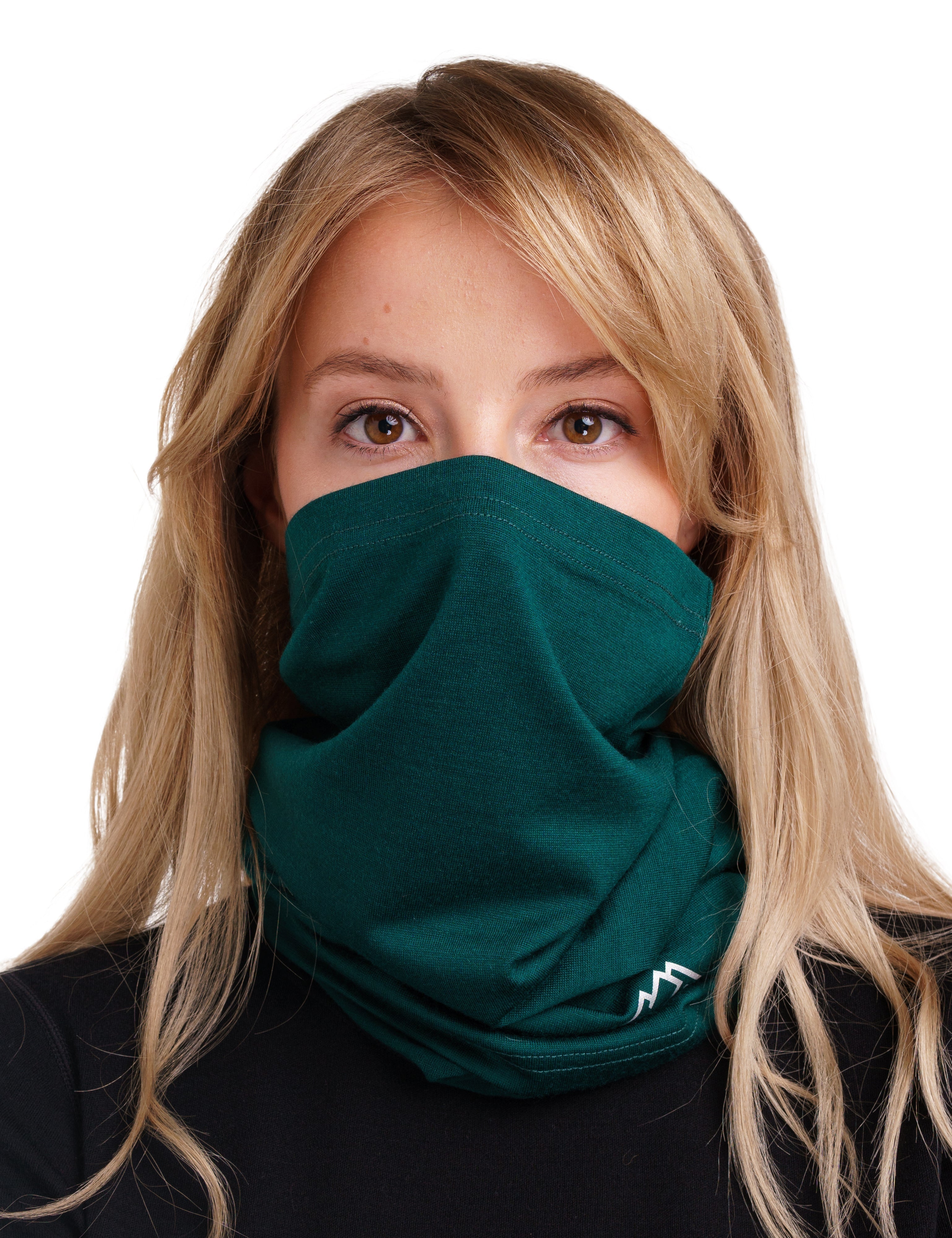 Merino Neck Gaiter 165 Forest Green