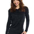Women's Merino Long Sleeve 190 Charcoal Grey | V-Neck
