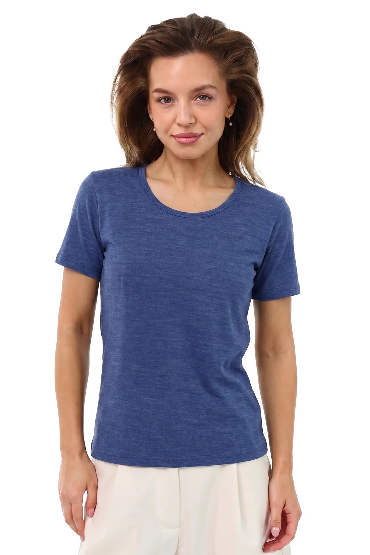 Women's Merino T-shirt 180 Chicago Blues | Scoop Neck
