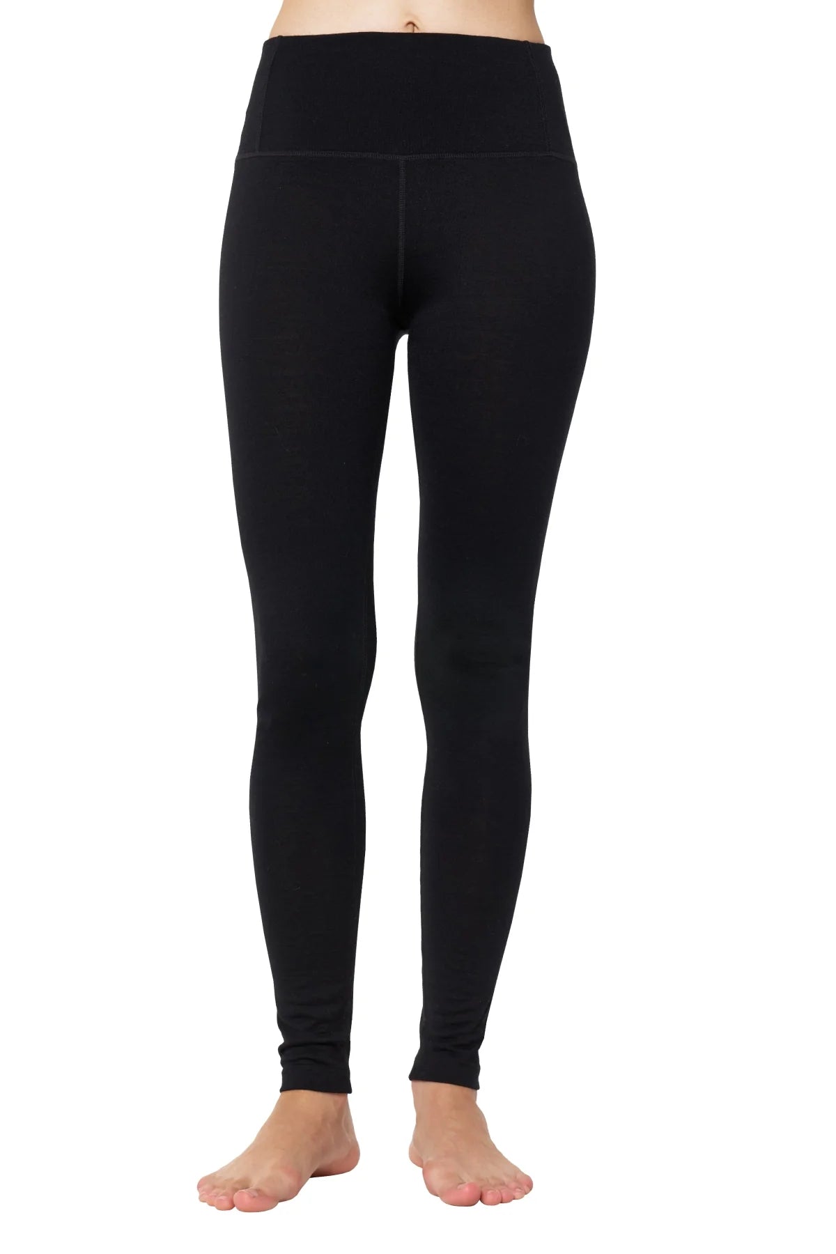 Women's Merino Pants 200 Black