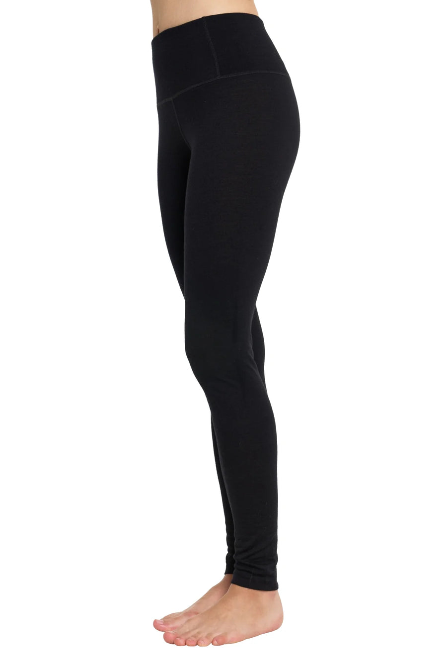 Women's Merino Pants 200 Black