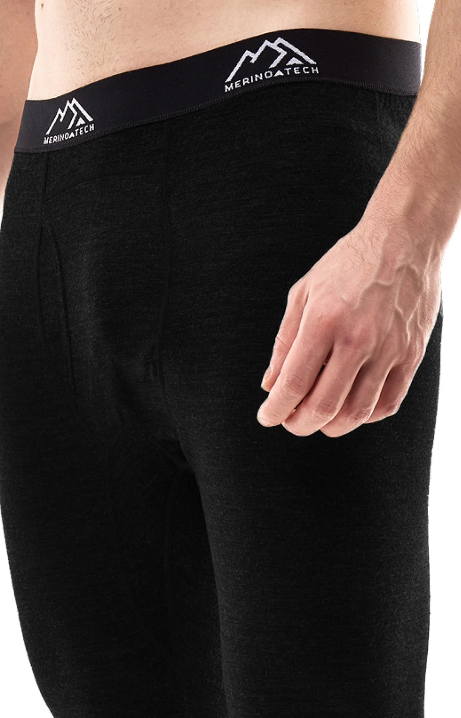 Men's Merino 3/4 Pants 200 Black