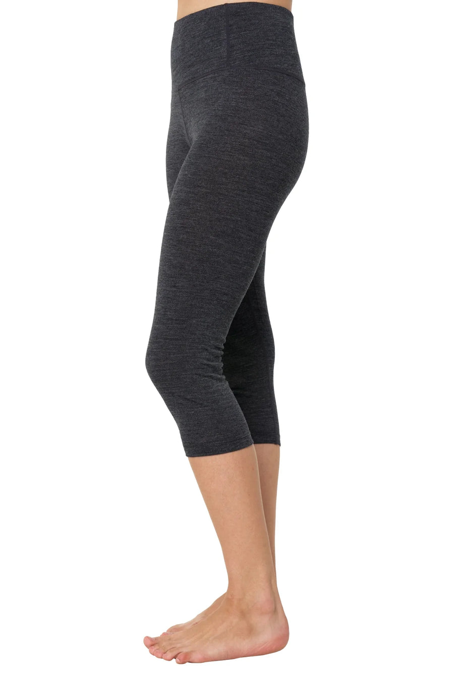 Women's Merino 3/4 Pants 200 Charcoal