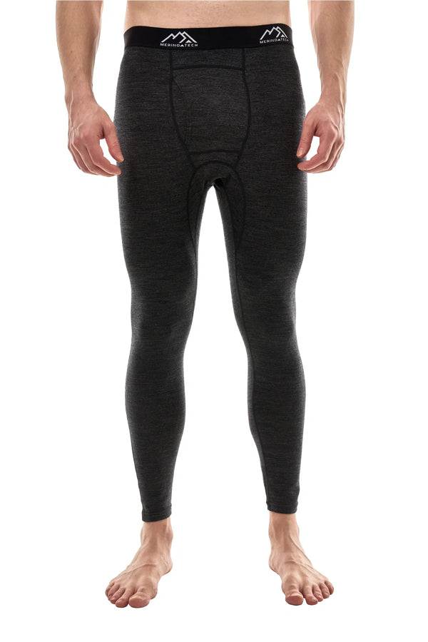Men's Merino Pants 200 Charcoal