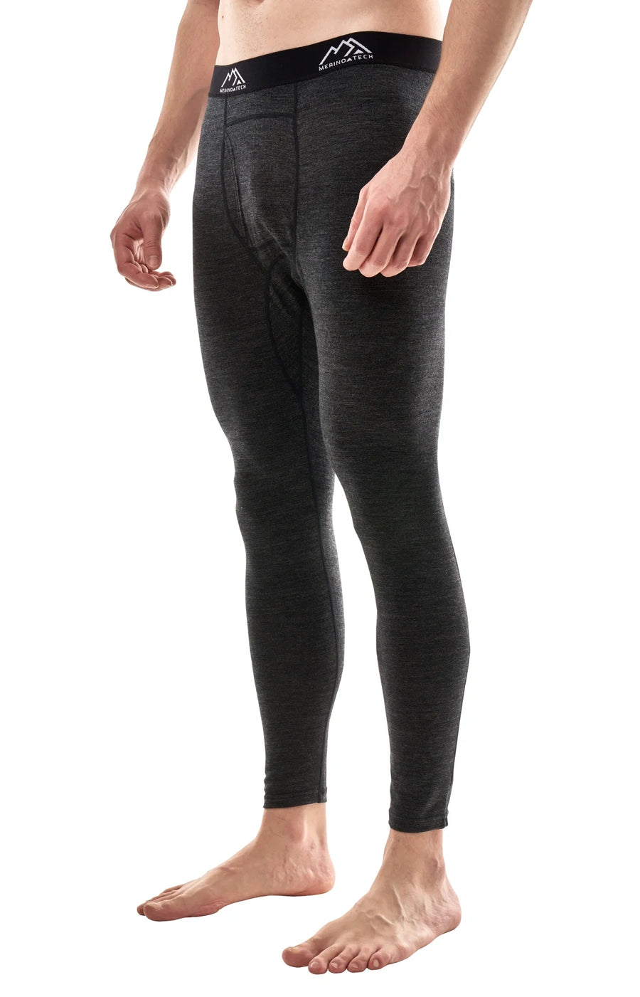 Men's Merino Pants 200 Charcoal