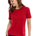 Women's Merino T-shirt 180 Cherry Red | Crewneck (+socks)