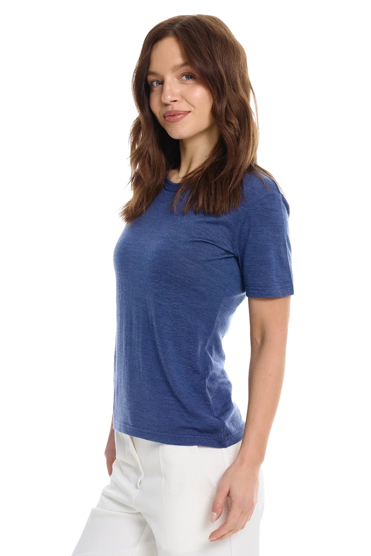 Women's Merino T-shirt 180 Chicago Blues | Crewneck