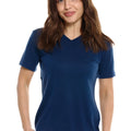 Women's Merino T-shirt 180 Navy | V-Neck (+socks)