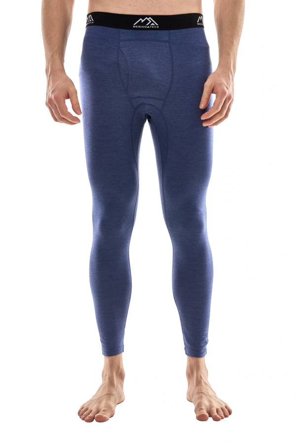 Men's Merino Pants 200 Windsor Blue