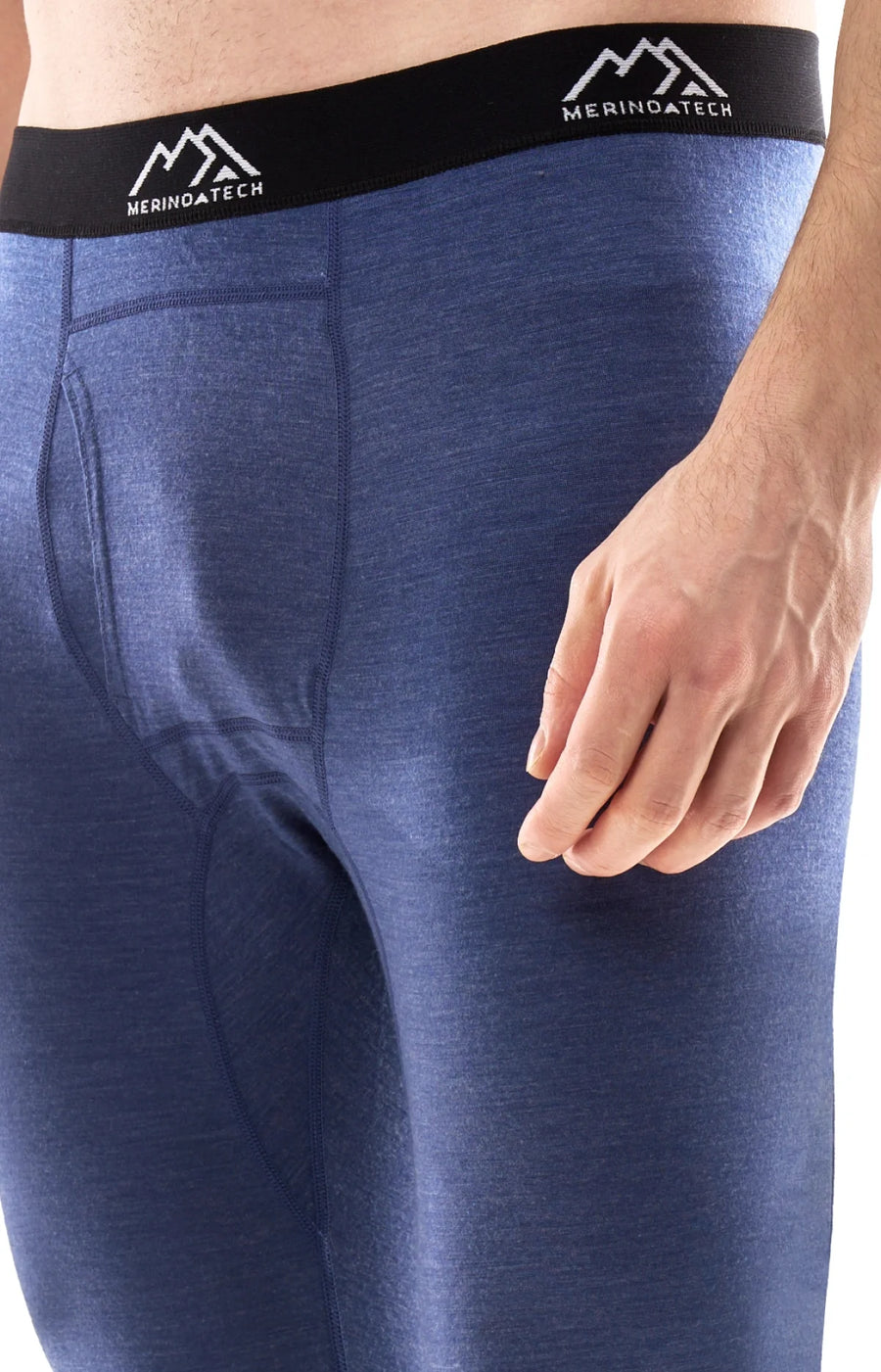 Men's Merino Pants 200 Windsor Blue