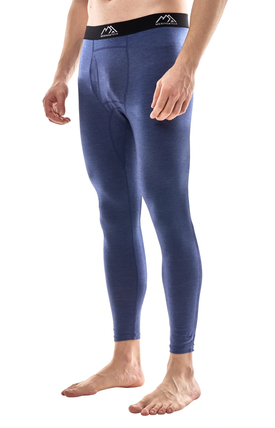 Men's Merino Pants 200 Windsor Blue
