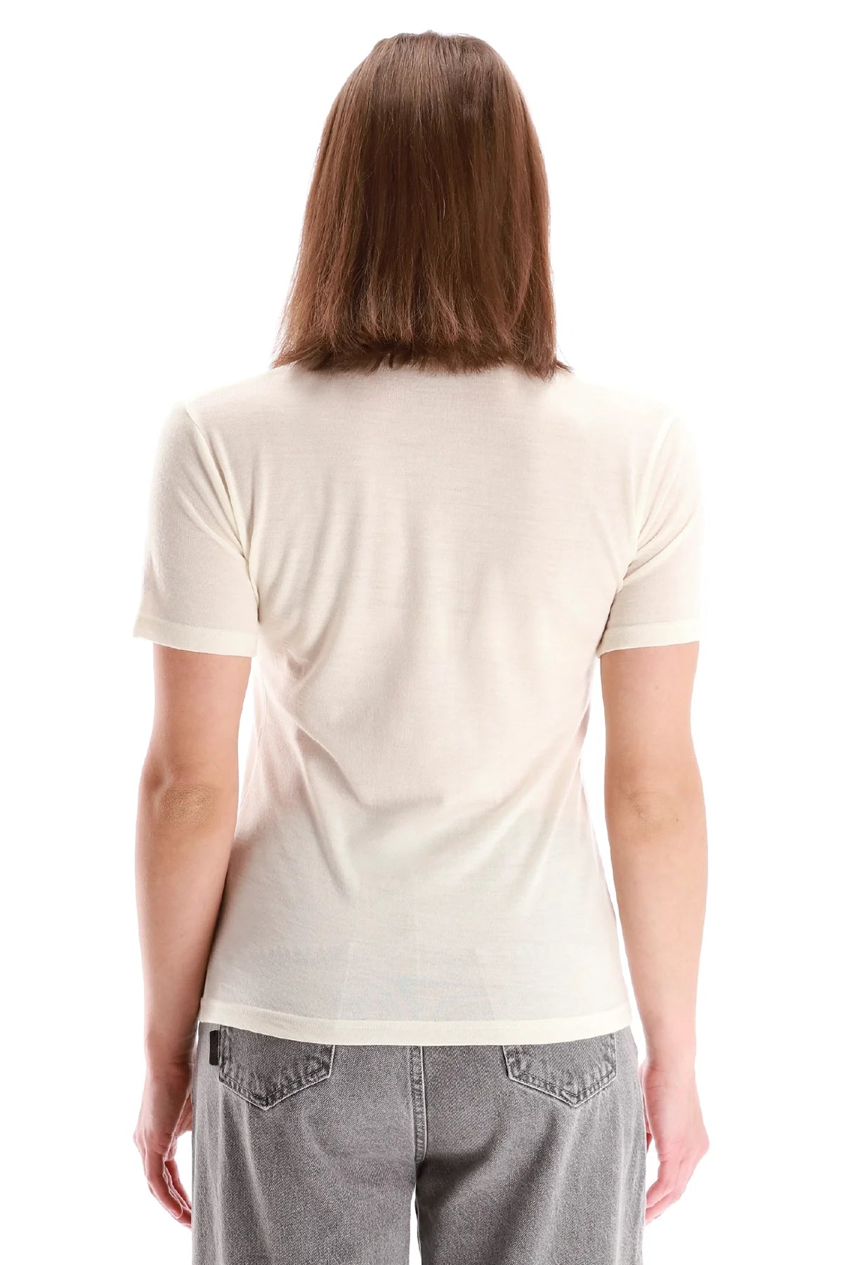 Women's Merino T-shirt 180 Creamy White | Crewneck (+socks)
