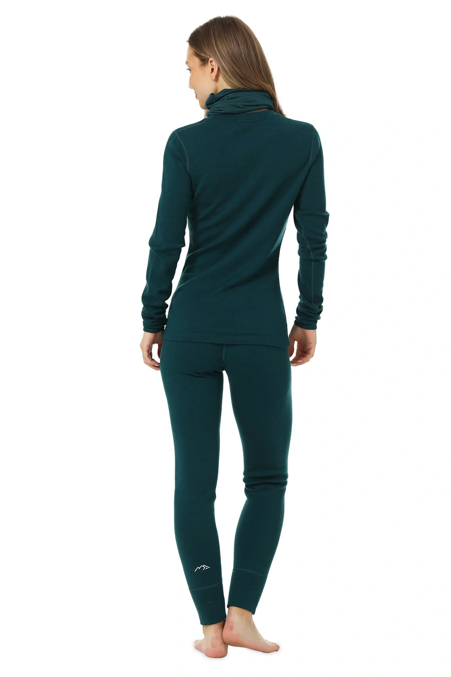 Women's Merino Deep Teal Set + Neck Gaiter