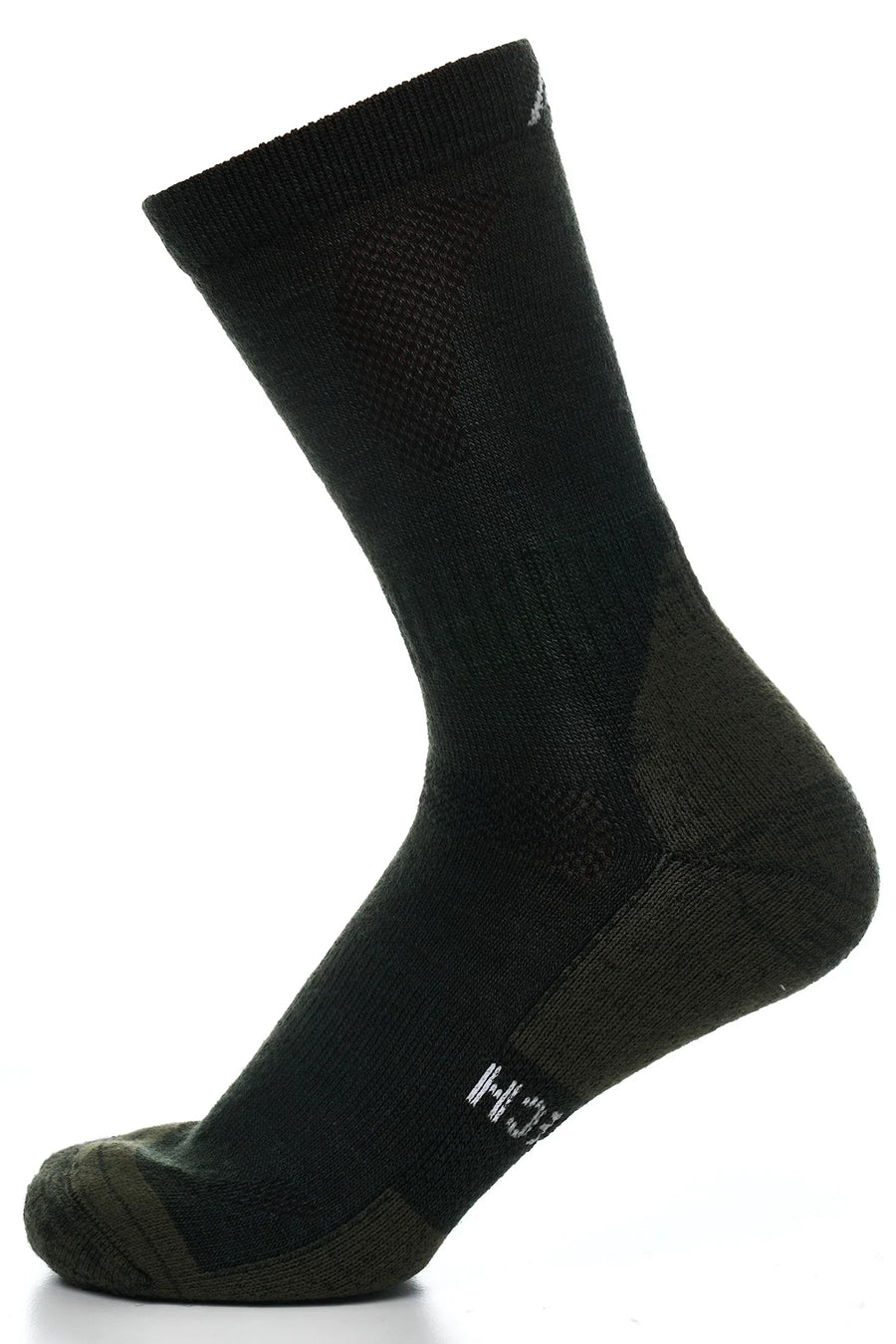 Merino Wool Hiking Socks - (Pack of 3) Army Green