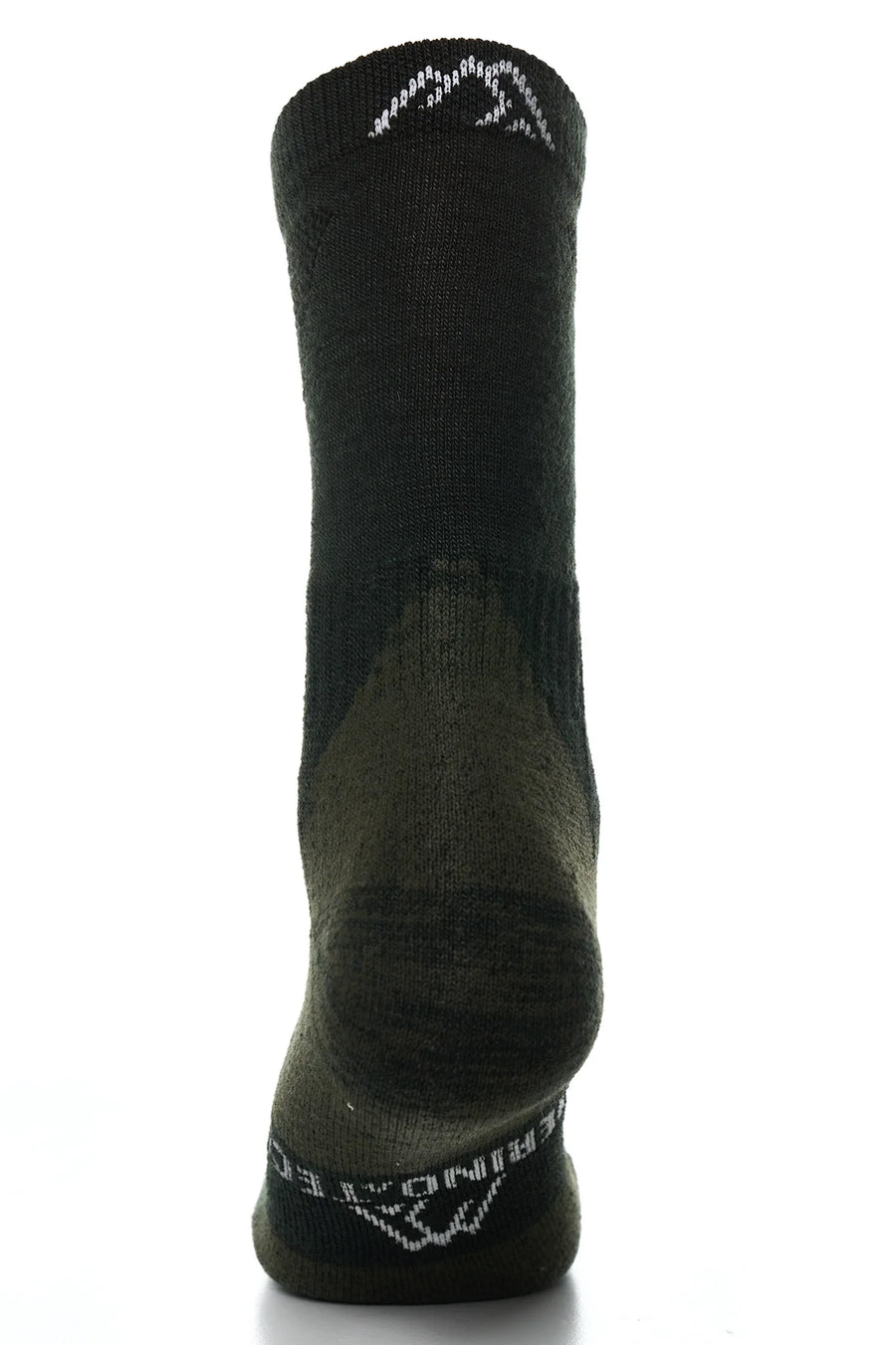 Merino Wool Hiking Socks - (Pack of 3) Army Green