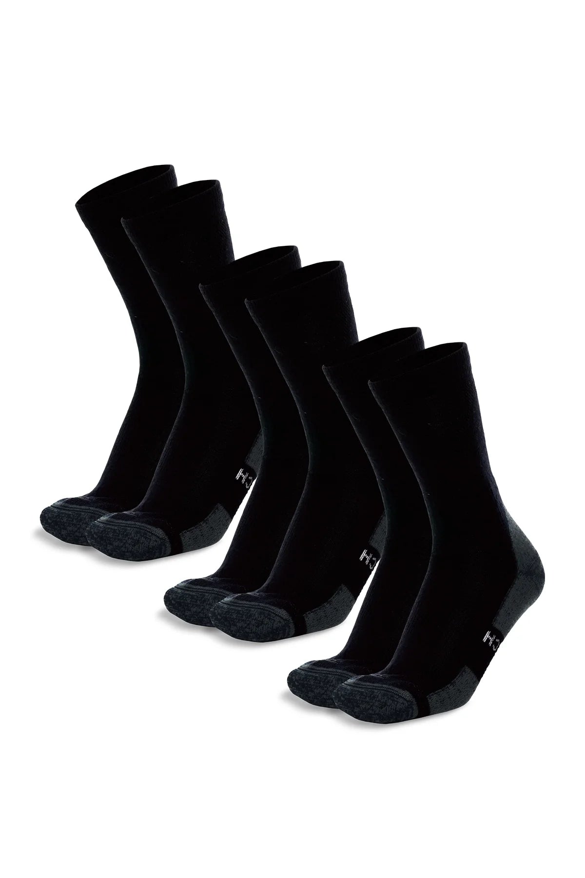 Merino Wool Hunting Socks - (Pack of 3) Black