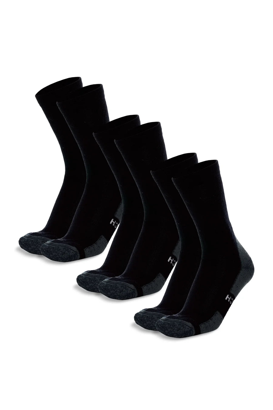 Merino Wool Hunting Socks - (Pack of 3) Black