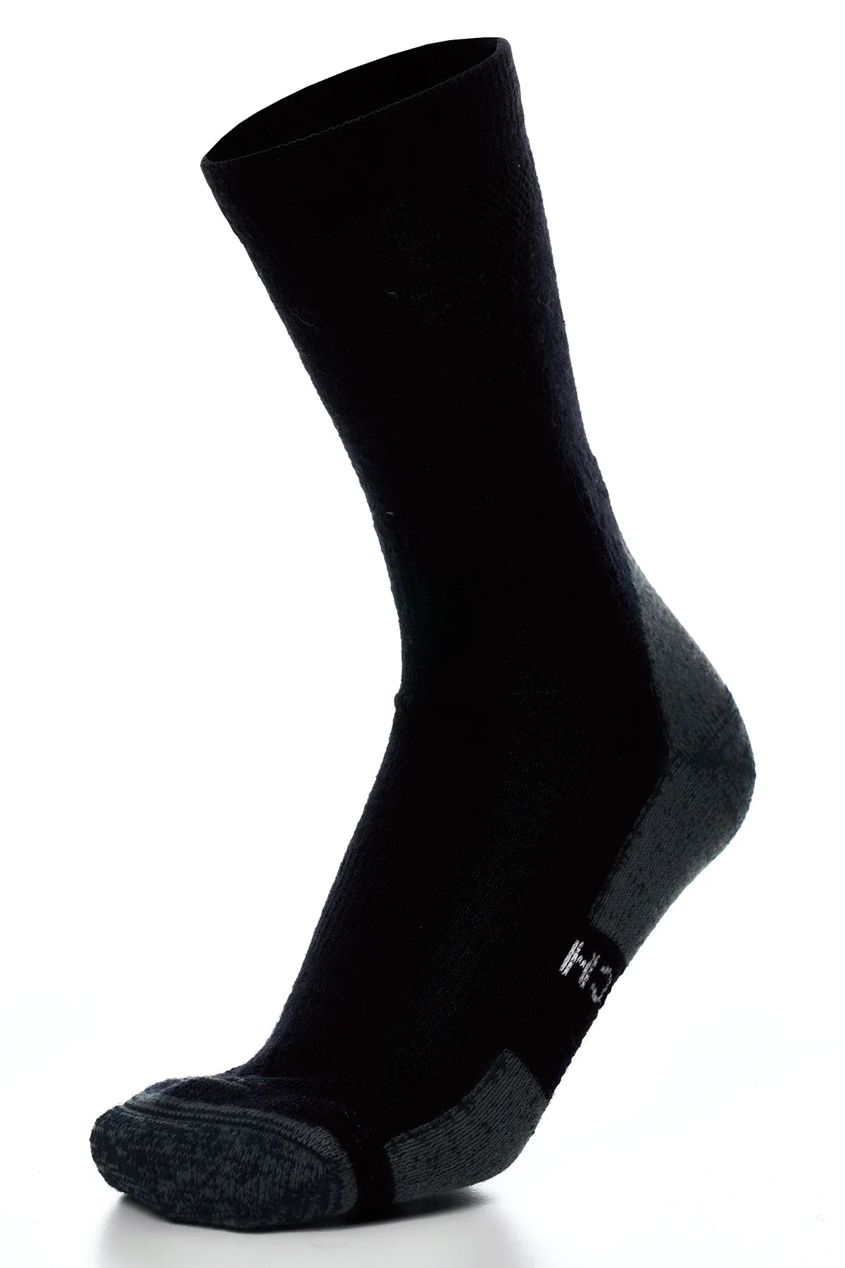 Merino Wool Hiking Socks - (Pack of 6) Black