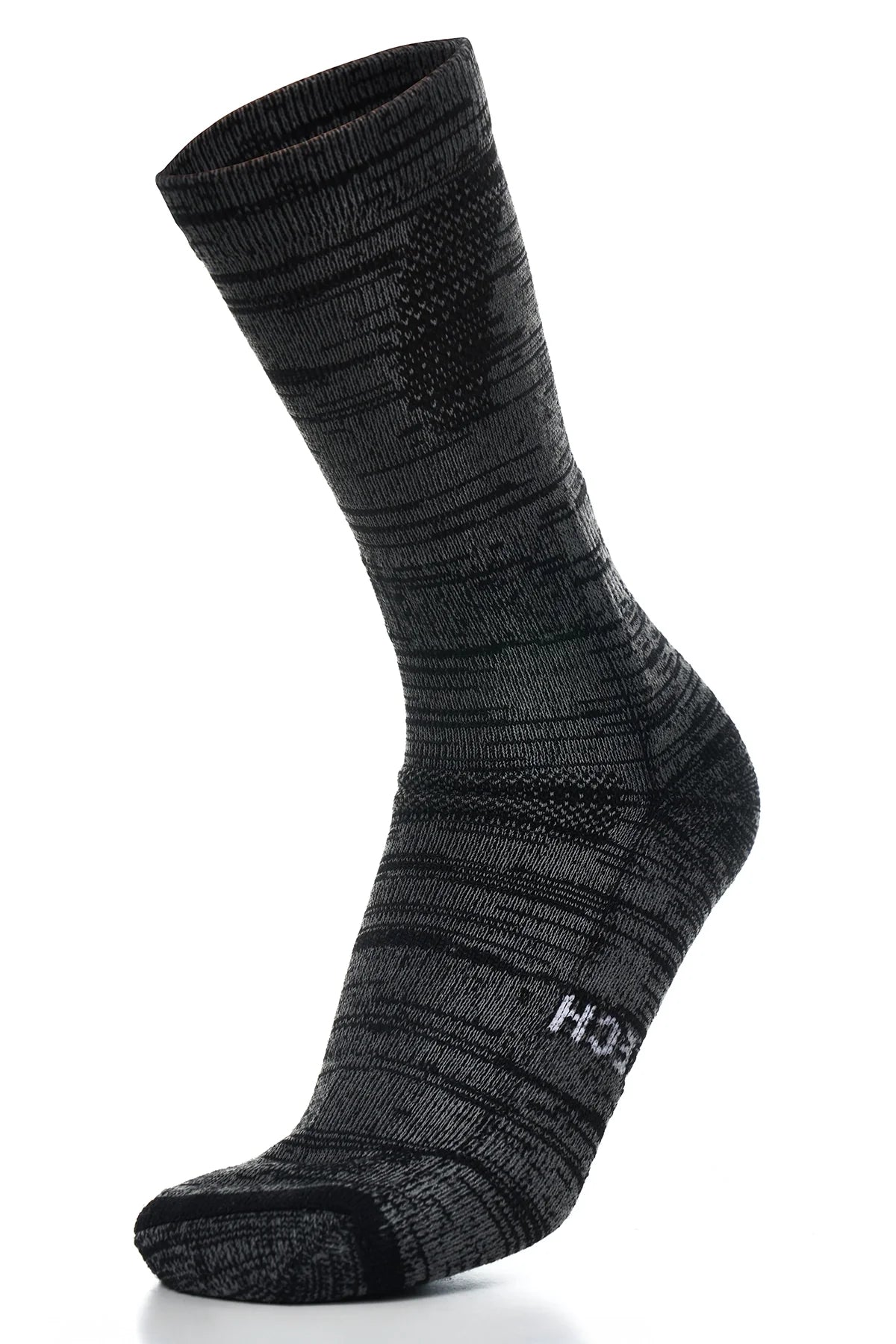 Merino Wool Hiking Socks - (Pack of 3) Black Marble