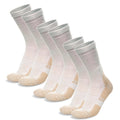Merino Wool Hiking Socks - (Pack of 3) Creamy
