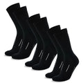 Merino Wool Hiking Socks - (Pack of 3) Jet Black