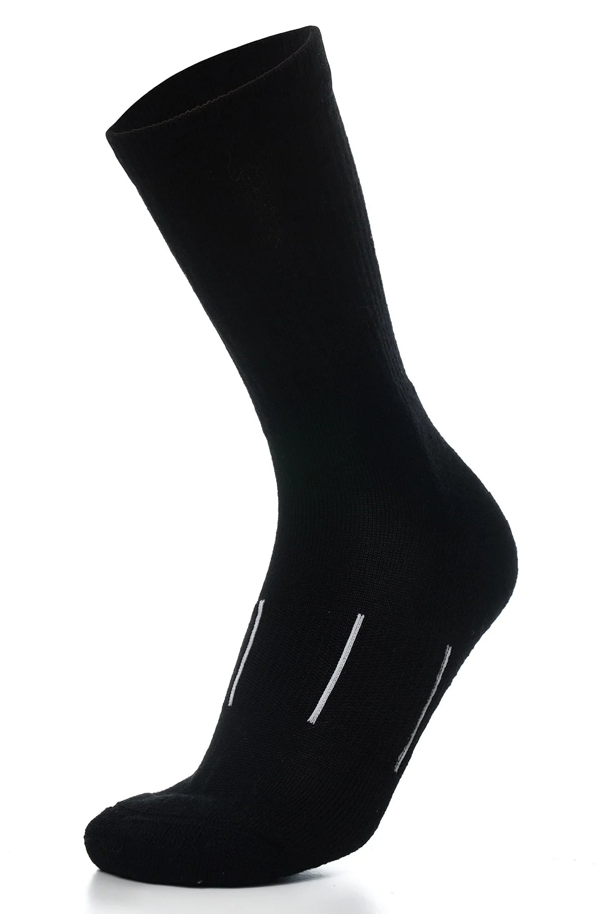Merino Wool Hiking Socks - (Pack of 3) Jet Black
