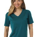 Women's Merino T-shirt 180 Deep Teal | V-Neck (+socks)