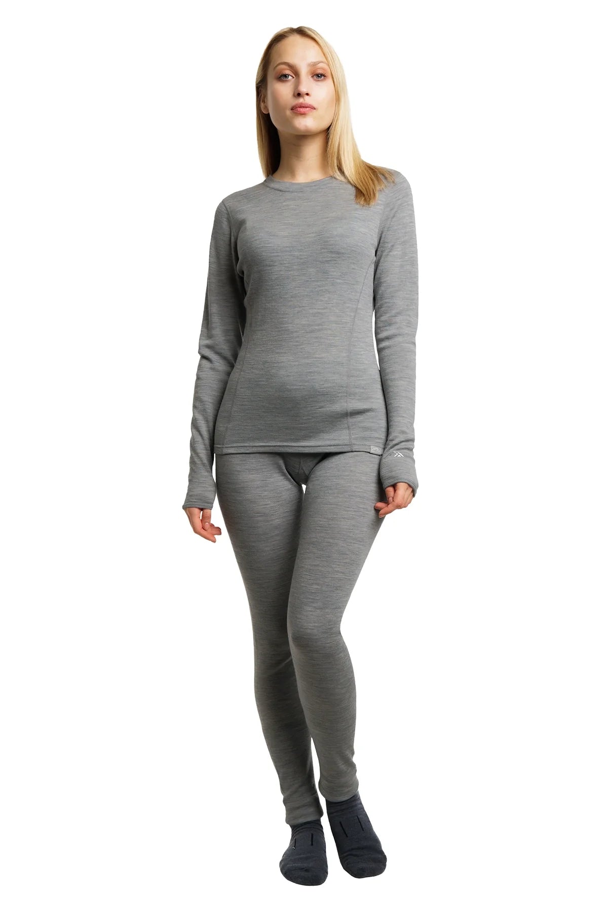 Women's Merino Thermal Set 250 Gray Heather