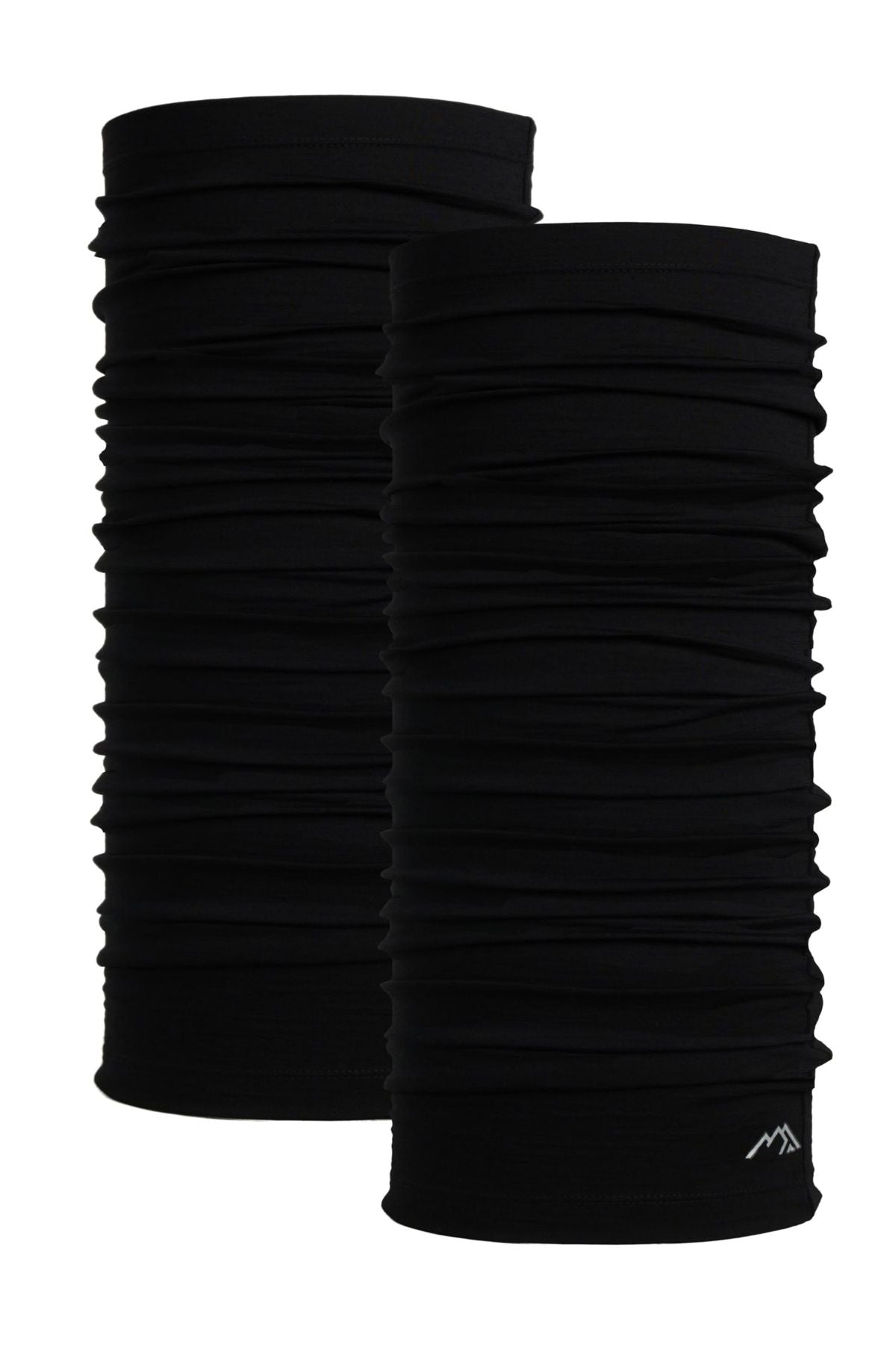 Merino Neck Gaiter 165 Black (Pack of 2)