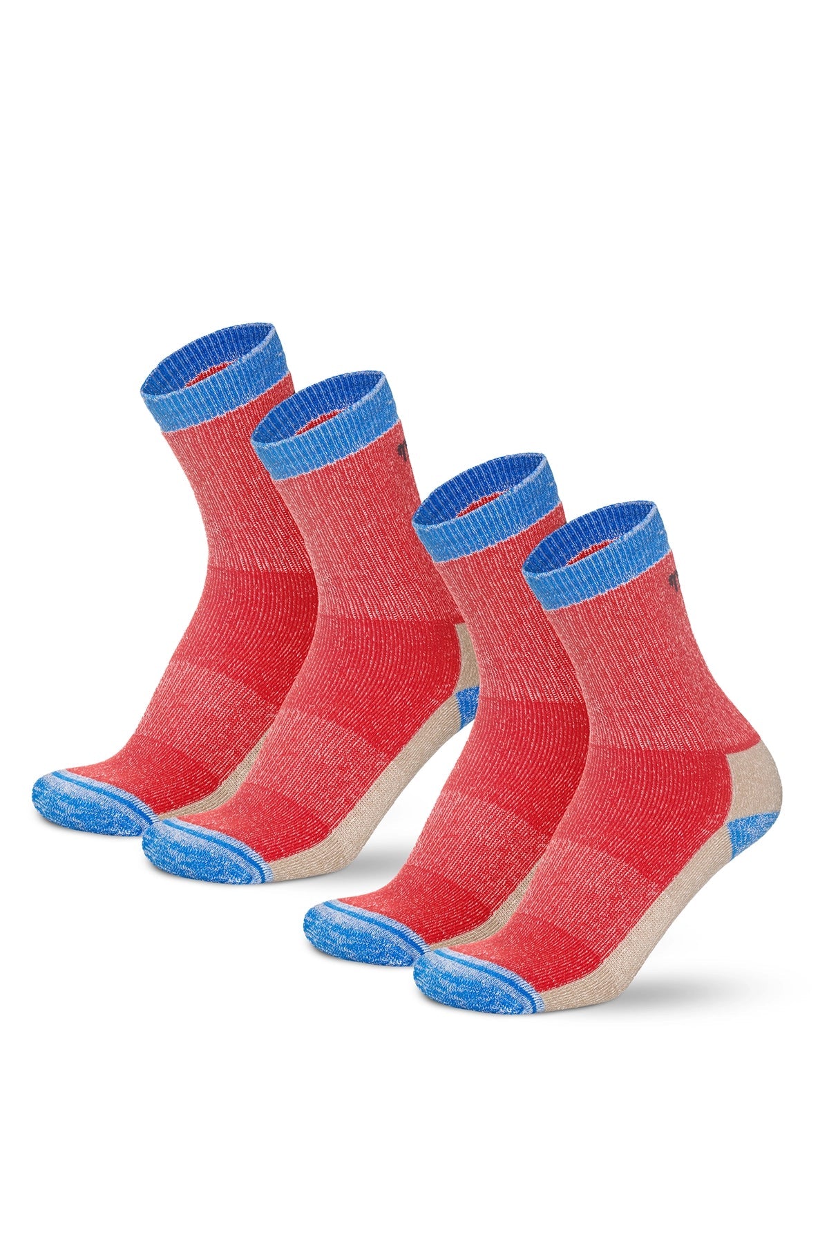 Merino Wool Running Socks - (Pack of 2) Watermelon Splash
